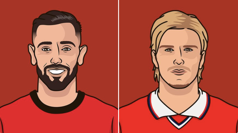 63球！B费超越贝克汉姆，并列曼联队史英超进球数第十